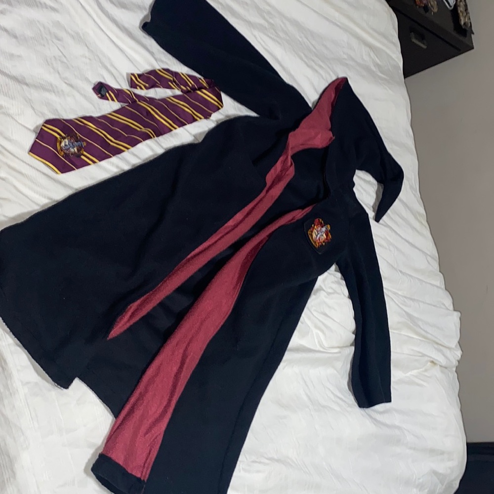 Harry Potter tie and Quidditch robe (kimono) for YOUTH , teenager